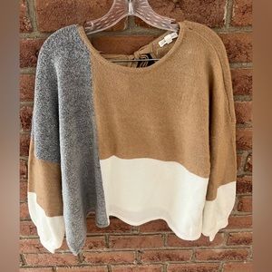 Color-block sweater